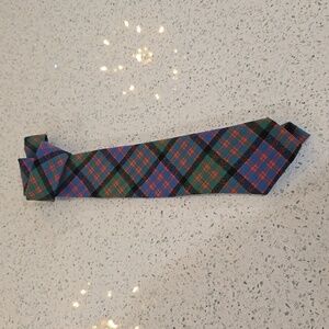 Wool Tartan tie, made in Scotland